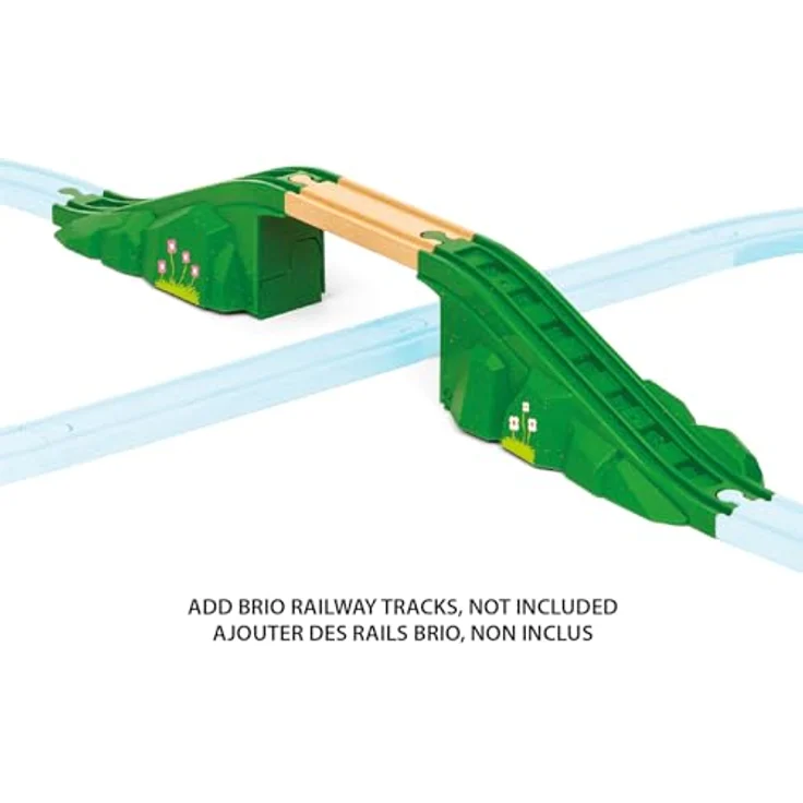 BRIO® Spielzeugeisenbahn-Brücke, Modulare Brücke, Made in Europe, FSC®-zertifiziert, robust und stabil – Bild 6
