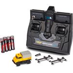 Carson 500504146 1:87 MB Unimog U406 Zweiwegefahrzeug 100% RTR - RC Auto, H0 Auto, Diorama Fahrzeug, 60 Minuten Fahrzeit, 45 Minuten Ladezeit, 2,4GHz Fernsteueranlage, Made in Germany