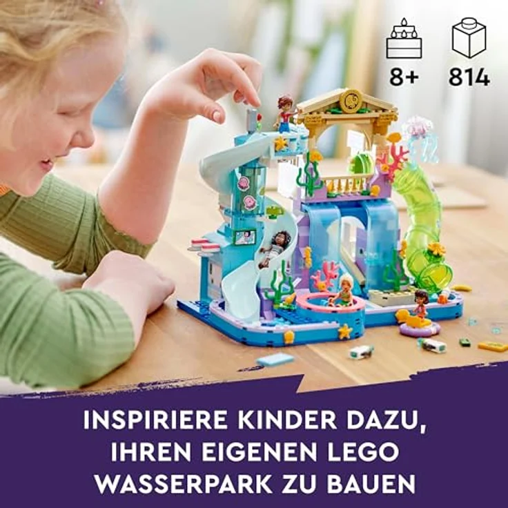 LEGO® Konstruktionsspielsteine Heartlake City Wasserpark (42630), LEGO Friends, (814 St), Made in Europe – Bild 3