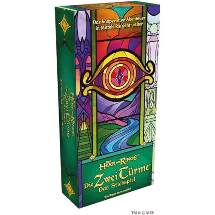 Asmodee Der Herr Der Ringe: Die Zwei Türme - Kooperatives Stichspiel für 1-4 Spieler mit 18 Kapiteln und Solo-Option – Bild 1