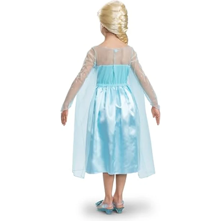 Disguise Disney Die Eiskönigin Elsa Kinderkostüm Classic, hellblau, Gr. S (4-6) – Bild 3