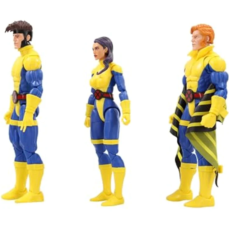 Hasbro Marvel Legends Series - X-Men 3er-Pack Actionfiguren (Gambit, Marvels Banshee & Psylocke) mit Premium Design, 15 cm, 13 Accessoires – Bild 5