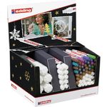 Edding, Marker, Kreidemarker sortiert 68erDP (Silber, Gold, Weiss, Grün-metallic, Blau-Metallic, Kupfer, 10)