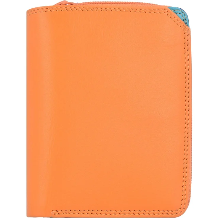 Mywalit Small Wallet, Damen Geldbörse aus Leder mit Reißverschluss, Mehrfarbig, 10 cm – Bild 1