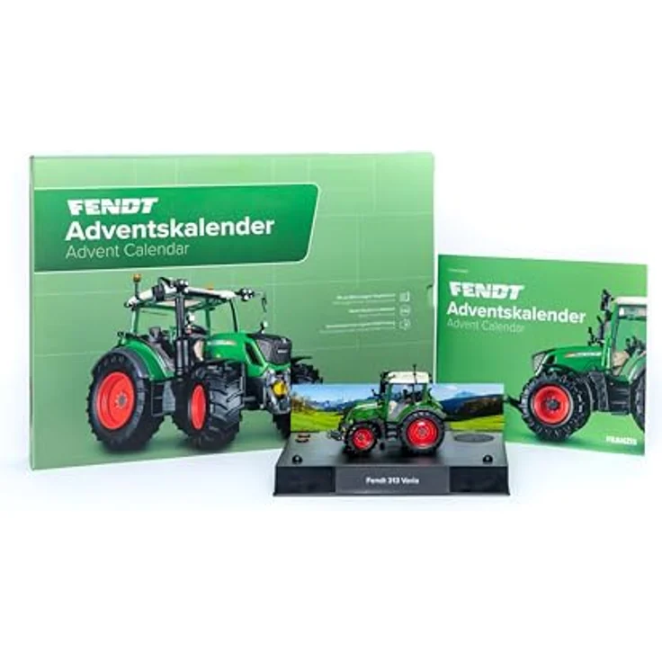 FRANZIS 67231 - Fendt Adventskalender: Fendt Advent Calendar mit extra großem Modellbausatz und original FENDT-Klang – Bild 2