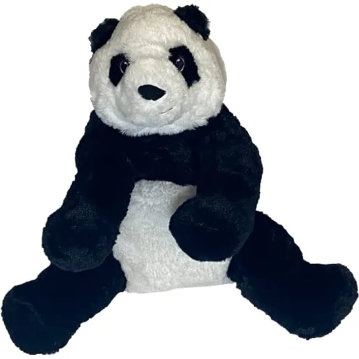 IKEA Stofftier Kramig Panda Plüschtier Panda-BÄR - 30cm großer Teddybär - sehr kuschelig - waschbar - SICHERHEITSGETESTET - für Kinder jeglichen Alters