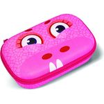 ZIPIT Wildlings Federmäppchen für Mädchen | Großes Mäppchen für die Schule | Etui für Kinder mit Organizer | Federmappe Rosa