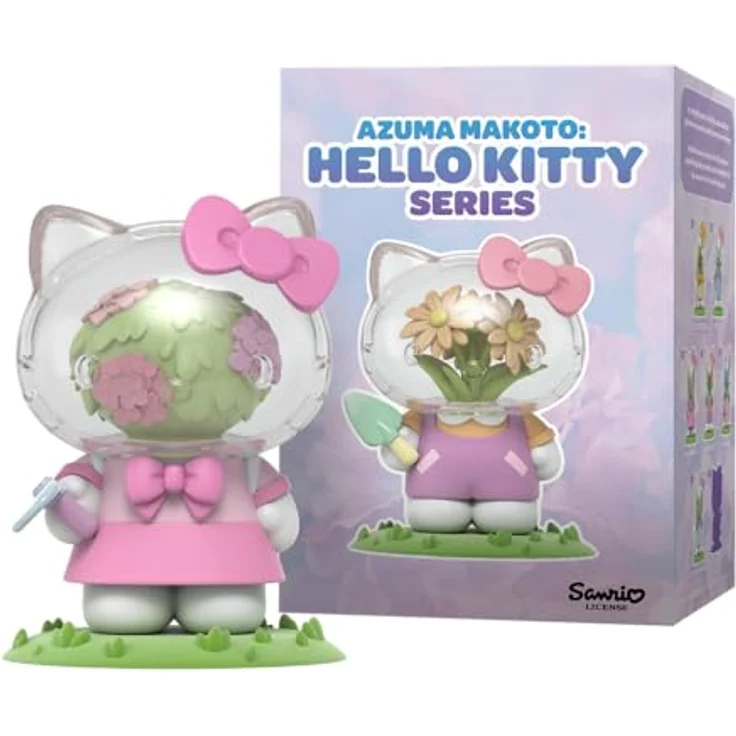 Mighty Jaxx Azuma Makoto x Sanrio: Hello Kitty Überraschungsbox-Sammelfigur, 10 cm, mit NFC-Token und Charakterkarte, zufälliger Charakter – Bild 4