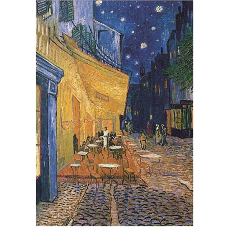 Clementoni Jigsaw Puzzle 'Café Terrace at Night' von Van Gogh, 1000 Teile, 68 x 48 cm, umweltfreundlich, Made in Italy – Bild 9