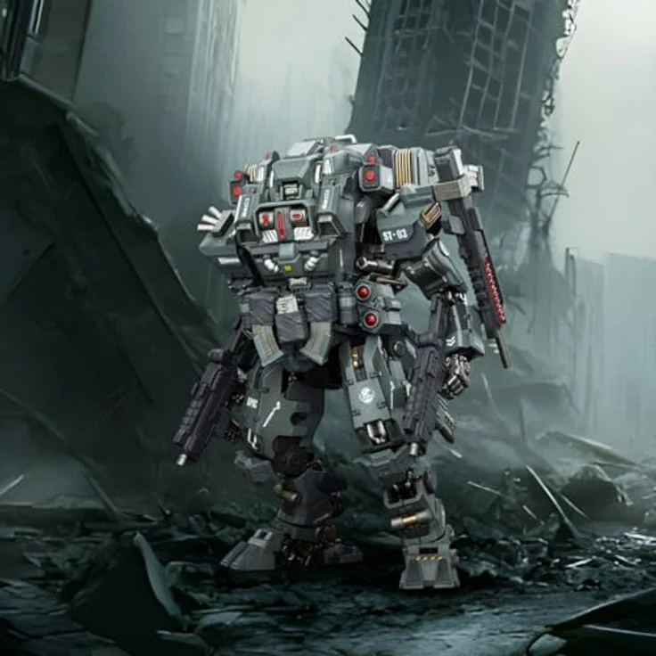 Joy Toy Dark Source Actionfigur APOC Series Shadow Mirage, 16 cm Multi-Dimensional Maneuver Battle Mech mit hochwertigem Zubehör – Bild 7