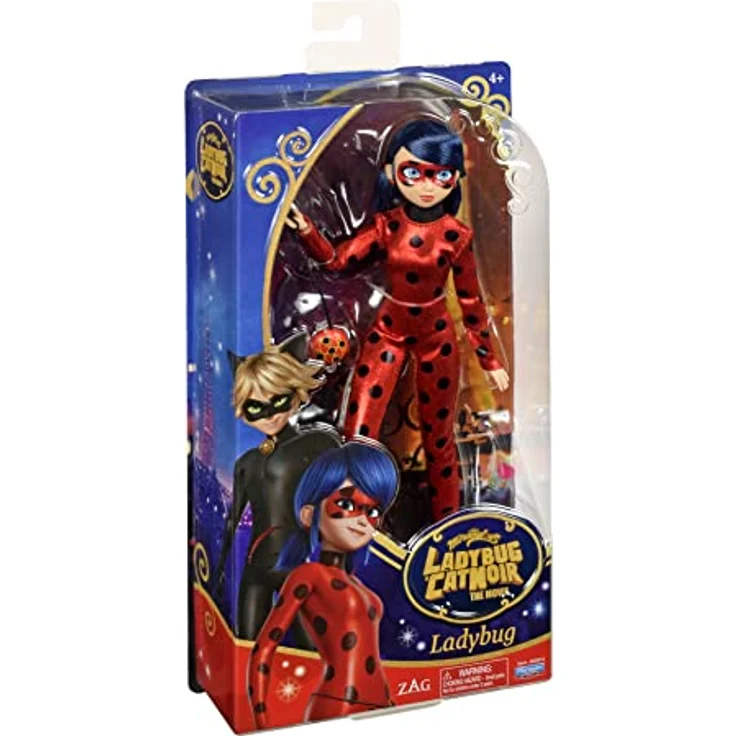 Bandai – Miraculous Ladybug und Cat Noir – Puppe – Ladybug- Marinette – 26 cm große artikulierte Ankleidepuppe – P50014 – Bild 4