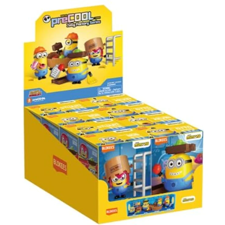 Blokees Minions Blokees PreCool Jelly Factory Series 1, Sammelfiguren-Modellkit Sortiment (8 Stück) – Bild 1