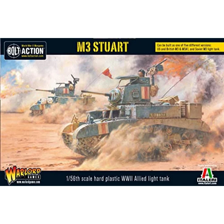 Warlord Games 402013002 US Army Zubehör, Bolt Action 2 M3 Stuart - EN – Bild 1