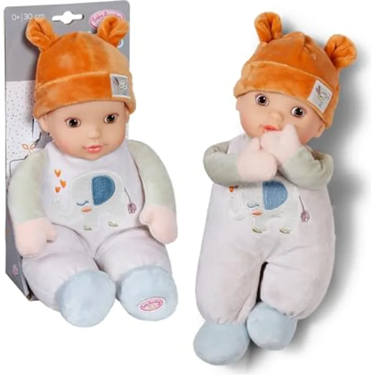 Baby Annabell Sweetie Sand, 30 cm Babypuppe mit weichem Körper und Rassel für Babys ab 0 Jahren