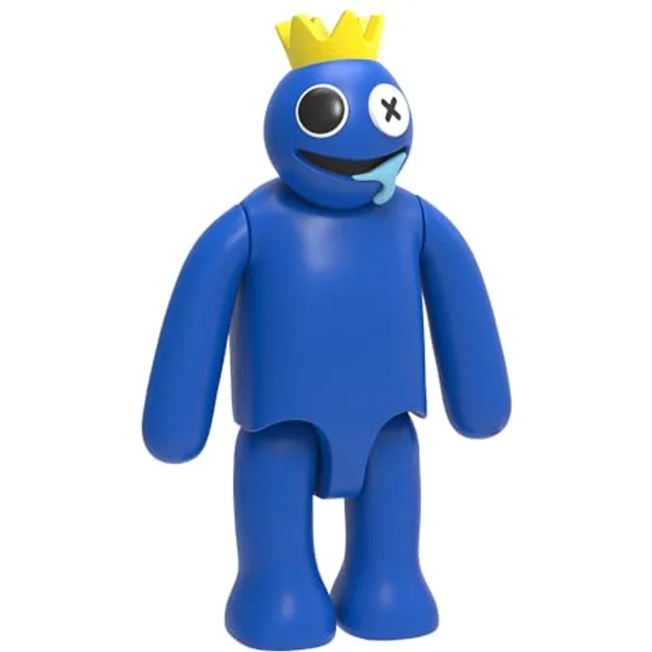 Rainbow Friends - Blue Ultimate Head Bundle, 8 Sammelfiguren und Spardose, Exklusive Serie 1 – Bild 5