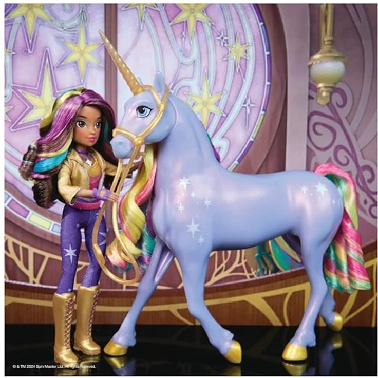 Spin Master Anziehpuppe Unicorn Academy - Interactive Rainbow Light-Up Wildstar & Sophia (Set), mit Licht- & Soundeffekt, Netflix-Serie-Unicorn Academy – Bild 9
