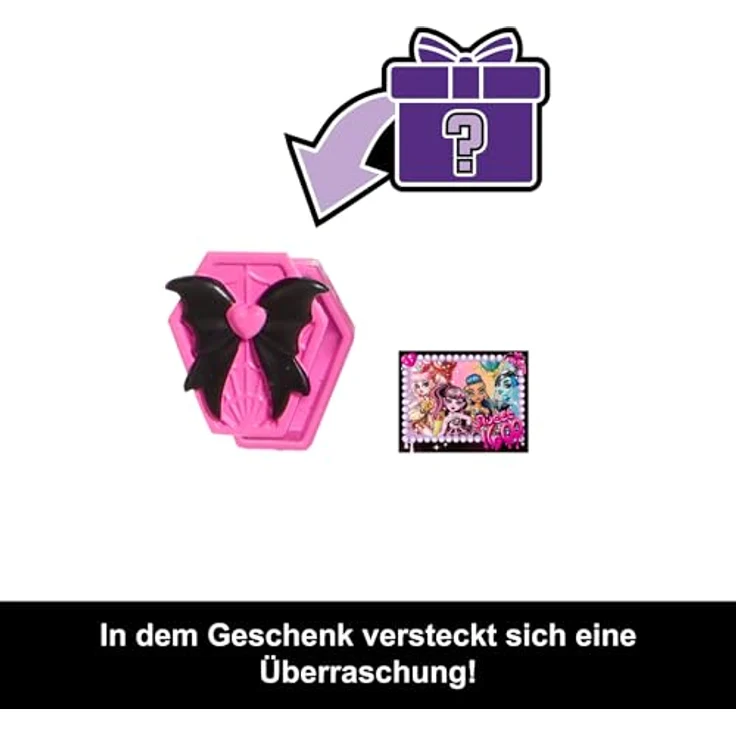MonsterHigh™ Anziehpuppe Draculaura, Schaurig schöner Geburtstag mit Zubehör für die Party. – Bild 3