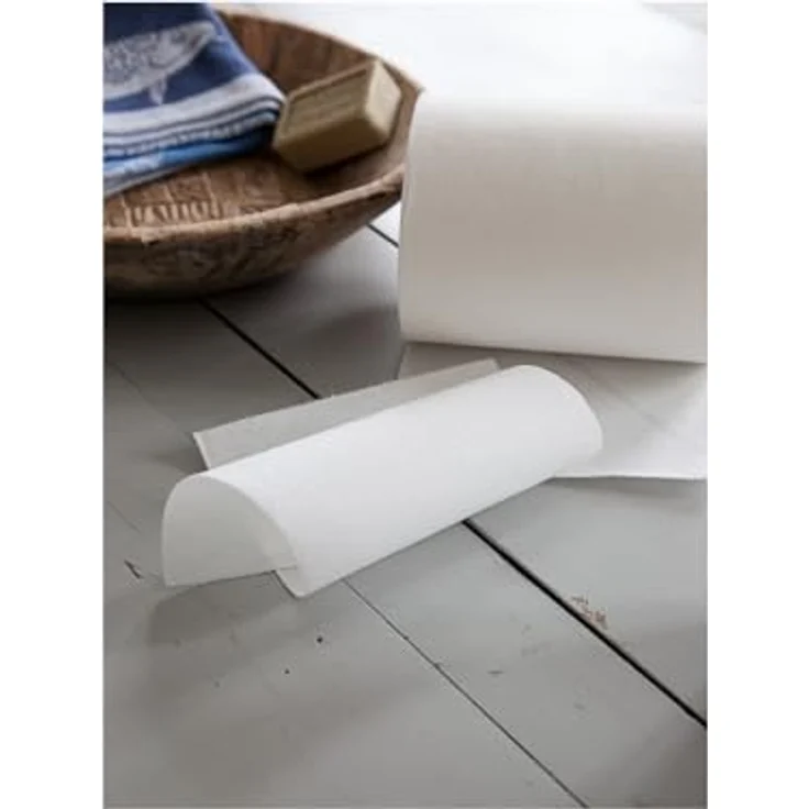 HANS NATUR Windelvlies Windel-Einlagen Papiervlies, 10 Rollen a 120 Blatt, 16 x 28 cm, umweltfreundlich aus Zellulosebasis, kompostierbar, hergestellt in Deutschland – Bild 4