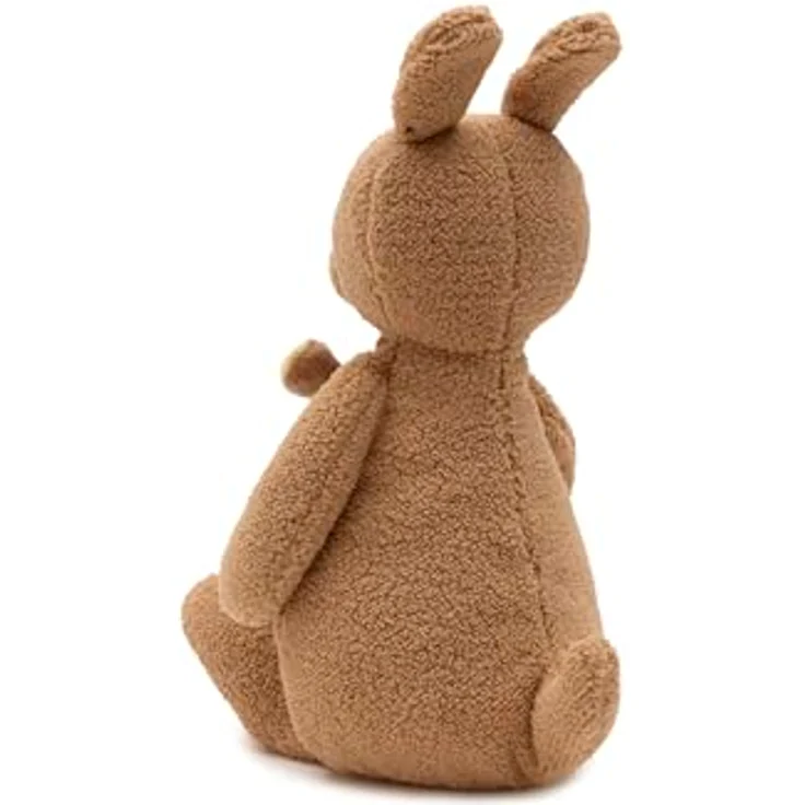 Jollein Kangaroots, Kuscheltier aus Plüsch für Kinder, geeignet von Geburt an, braun – Bild 3