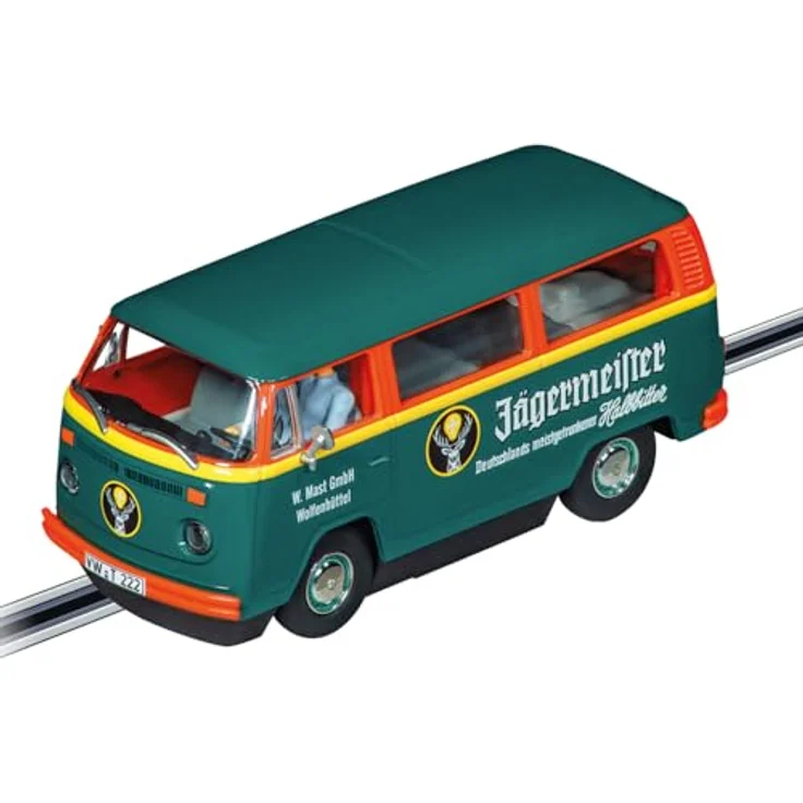 Carrera Evolution - 20027795 VW Bus T2b Jägermeister | Slotcar Ready to Race | Maßstabsgetreue 1:32 Nachbildung mit Lichtfunktion – Bild 1