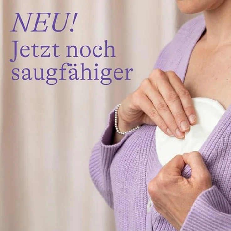 Lansinoh Waschbare Stilleinlage 4er Pack, nachhaltiger Schutz mit Bio-Bambus-Innenseite, weiß – Bild 2