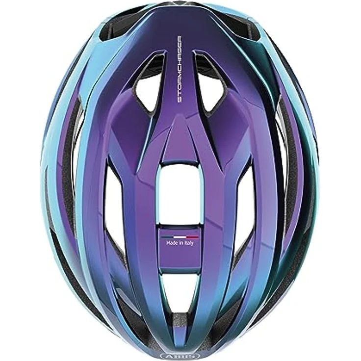 ABUS StormChaser Ace Fahrradhelm, Flip-Flop Purpur, Größe M (54-58 cm) – Bild 4