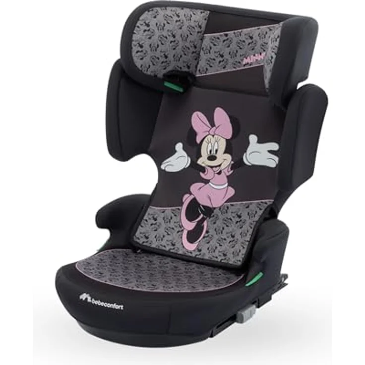 Bebeconfort Road Fix i-Size Kindersitz, Disney Authentic Minnie für Kinder 100-150 cm, sicher mit ISOFIX, nur 3,8 kg, verstellbare Kopfstütze – Bild 1