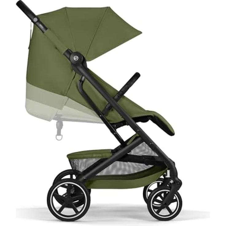 Cybex Beezy Buggy 2026, kompakter Stadt-Buggy mit flacher Liegeposition, Moos Green, für Kinder bis 22 kg – Bild 7