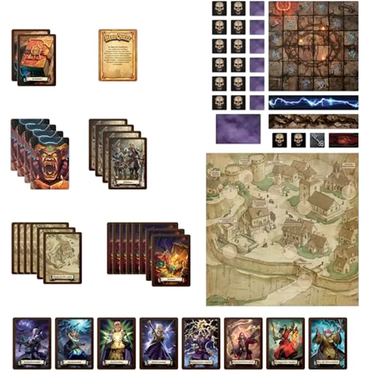 Hasbro HeroQuest Brettspiel-Erweiterung Morcars Magier Abenteuerpack, für 2-5 Spieler, deutsche Version, neue Szenarien und Charaktere – Bild 5