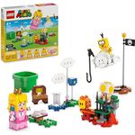 LEGO Super Mario Abenteuer mit interaktiver Peach, gelbem Toad, Nintendo Geschenk für Kinder ab 6 Jahren 71441