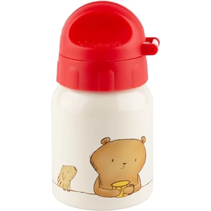 Sigikid 52928 Kinder Trinkflasche Mister O'Lui, 250 ml, Auslaufsicherer Edelstahl, hygienisch und bruchsicher – Bild 1
