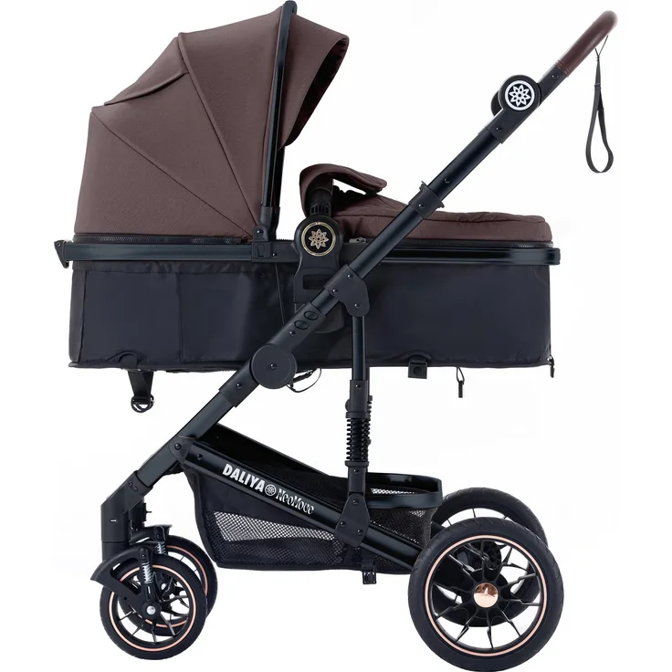 Daliya® NEOMOVE 2in1 Kinderwagen, Babywanne & Sportsitz mit Aluminium-Rahmen, leicht & faltbar, großer Einkaufskorb, für Kinder bis 22 kg, in 14 Farben erhältlich