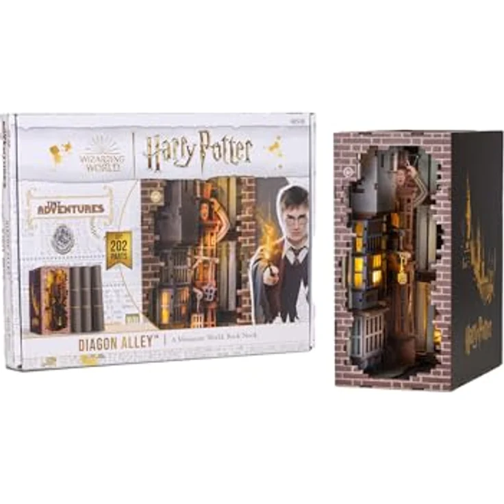 Revell Modellbausatz Tiny Adventures Diagon Alley Harry Potter 3D Miniaturhaus - Handgefertigtes Diorama für Sammler und Zauberei-Fans – Bild 1