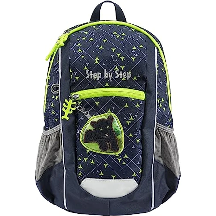 Step by Step Rucksack-Set KIGA Maxi „Little Wild Cat Chiko“, ergonomisch mit separatem Innenfach, höhenverstellbarem Brustgurt, 10 l, für Kita, Kindergarten & Freizeit, ab 3 Jahren – Bild 2