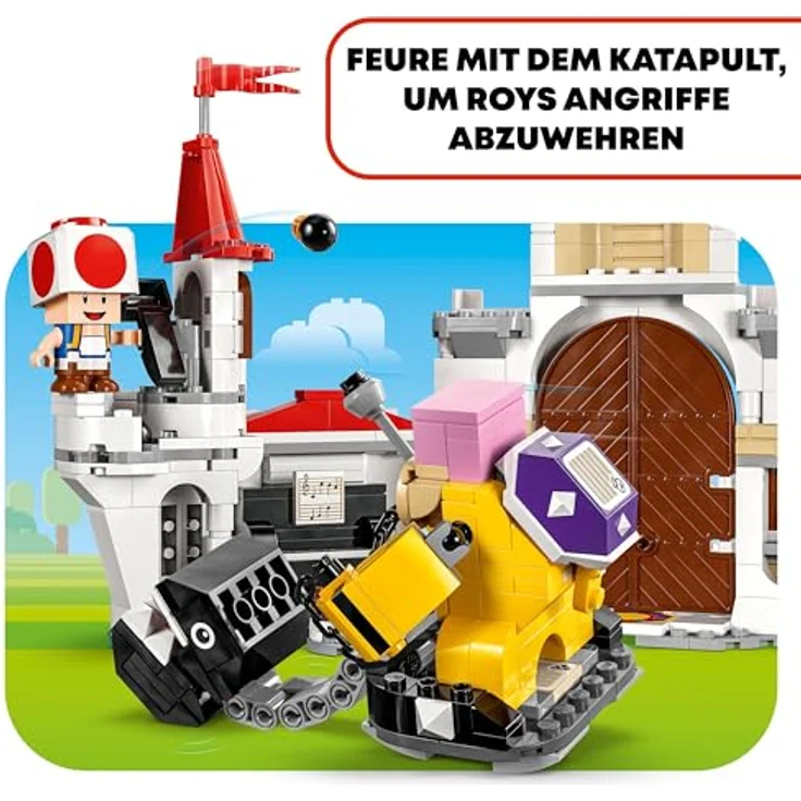 LEGO® Konstruktionsspielsteine Showdown mit Roy beim Pilz-Palast (71435), LEGO Super Mario, (738 St), Made in Europe - Preisvergleich – Bild 6