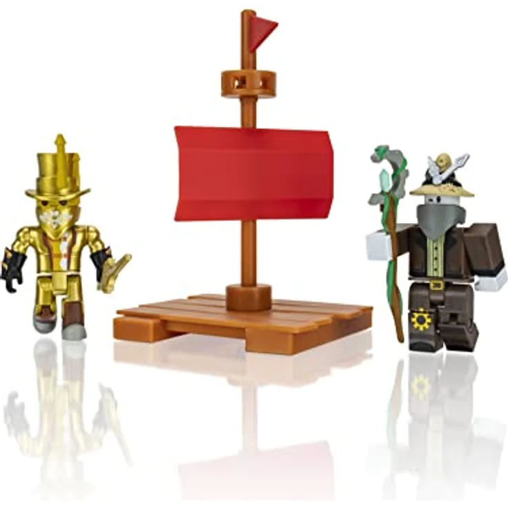 Roblox ROB0686 - Game Pack Build a Boat for Treasure - 2er Figuren Pack mit Zubehör und Spielcode – Bild 4