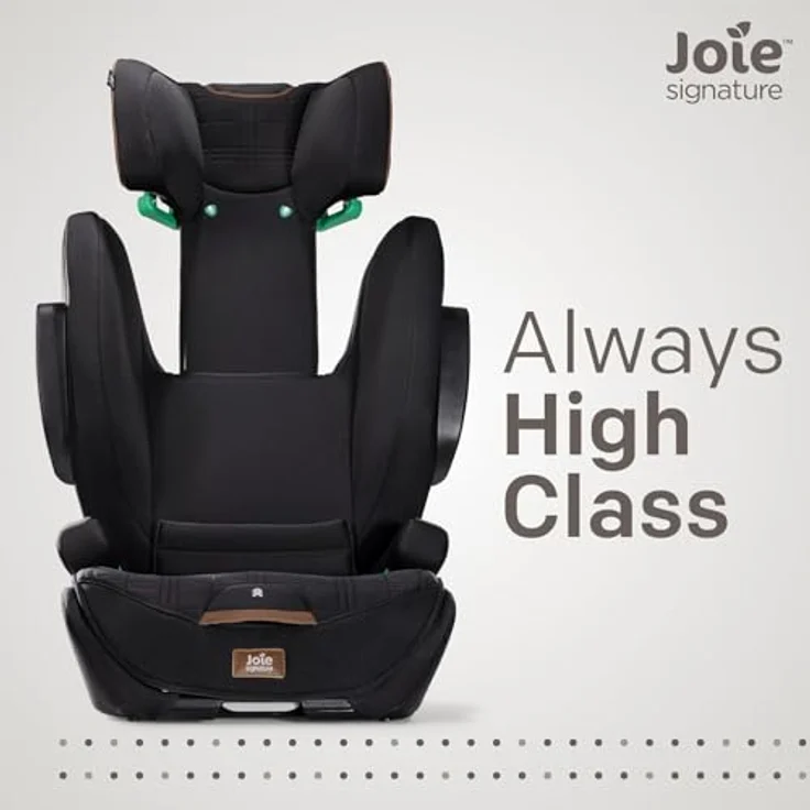 Joie Signature i-Traver i-Size Kindersitz, 3,5 bis 12 Jahre (100-150 cm), mit ISOFIX und TriProtect Kopfstütze, Eclipse – Bild 5