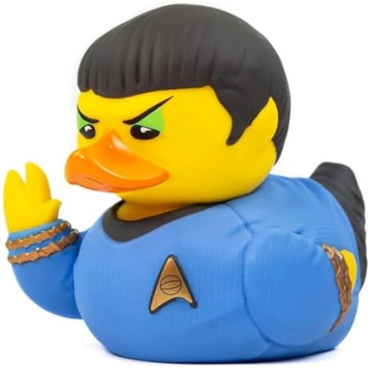 TUBBZ Box-Ausgabe Spock, Sammler-Vinyl-Gummiente Figur mit Detailgetreuer Gestaltung, 9 cm, Offizielles Star Trek Merchandise – Bild 1