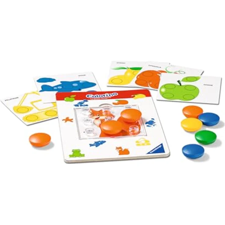 Ravensburger Colorino The little imagery, Brettspiel zur Farb- und Worterkennung für Kinder, orange – Bild 3