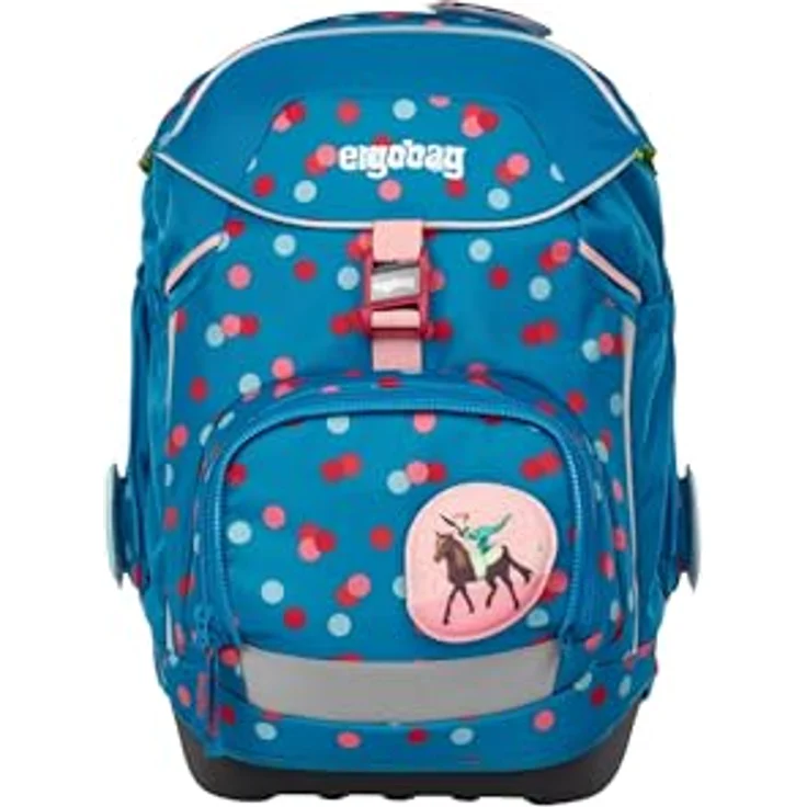 ergobag pack Set, ergonomischer Schulrucksack 6-teilig für 1. Klasse, flexibel, mit Reflektoren und individueller Gestaltungsmöglichkeiten – Bild 2
