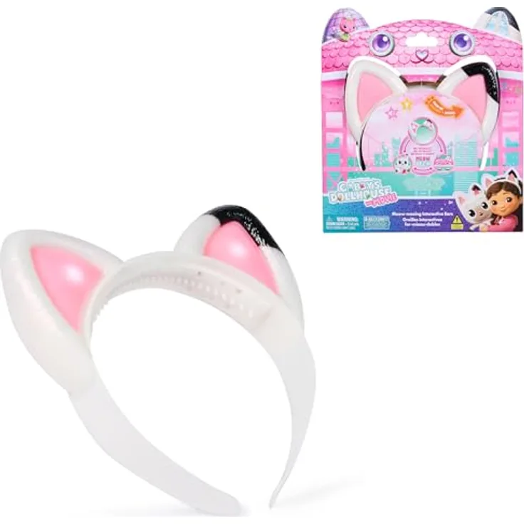 Spin Master GDH Movie - Musical Ears Haareif, interaktives Haarband mit Katzenohren, 3 Modi, berührungsempfindliche Ohren, fördert Kreativität und Bewegung