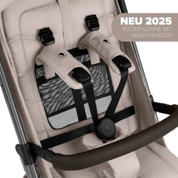 ABC Design Sportbuggy Ping 3 Trekking Reisebuggy, 5-Punkt-Gurtsystem, UPF 50+, Camel – Bild 6