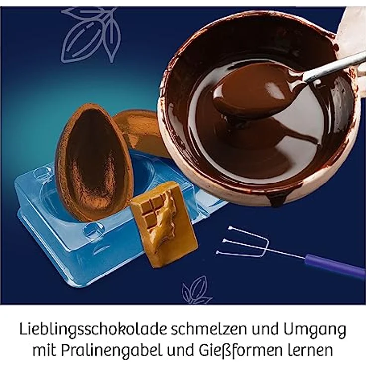 KOSMOS 654283 Fun Science - Schoko-Labor, Experimentier-Set für Kinder ab 8-12 Jahre, Schokolade selber formen, Süßigkeiten, Geschenke selber machen, Experimentier-Set für Kinder ab 8-12 Jahre – Bild 2