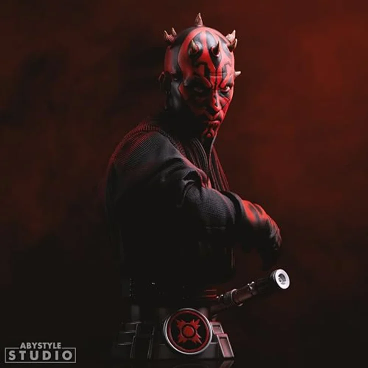 ABYstyle Star Wars - Darth Maul SB6, detailgetreue Büste im Maßstab 1:6 mit Sith-Emblem und Zabrak-Tattoos – Bild 5