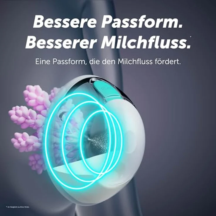 Elvie Stride 2 Elektrische Milchpumpe - Freihändige Tragbare Milchpumpe, Silikon Milchauffangschalen, Krankenhausqualität, App-Steuerung - Blau – Bild 4