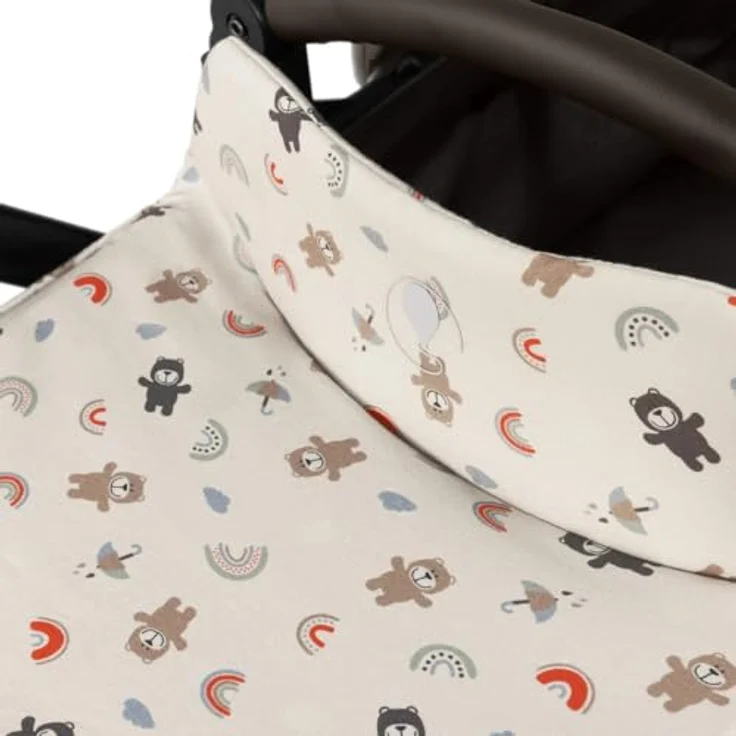 ABC Design Migno - Teddy, Puppenwagen für Puppen bis 53 cm, passend für Puppen-Eltern ab 3 Jahren – Bild 3