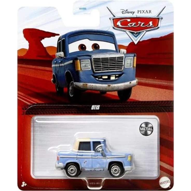 Disney Cars Otis HFB75, Die-Cast Spielzeug-Rennwagen im Maßstab 1:55 aus Metall – Bild 4
