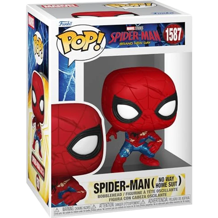 Funko POP! Marvel: Spider-Man Brand New Day (BND) - NWH Suit, Vinyl-Sammelfigur mit 9,5 cm Höhe – Bild 1