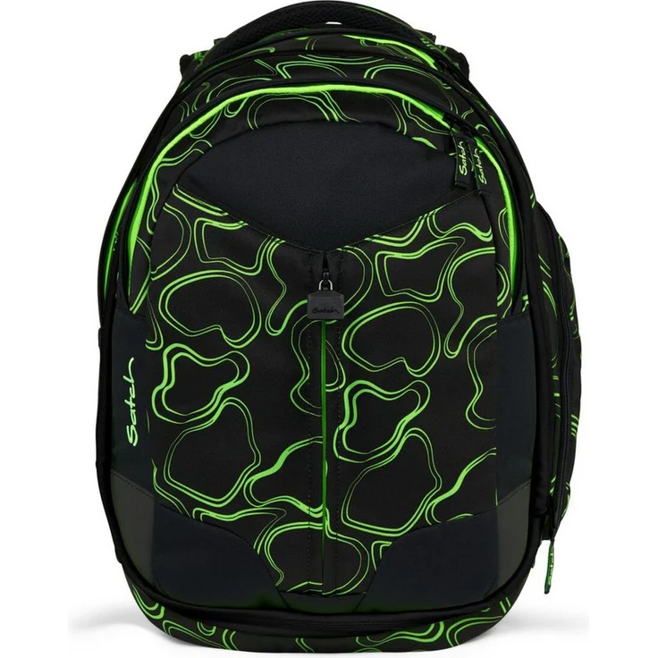 Satch Schulrucksack Match - Schulrucksack 45 cm erw. (1-tlg) - Ergonomisch, Reflektierend, aus recycelten PET-Flaschen, blau