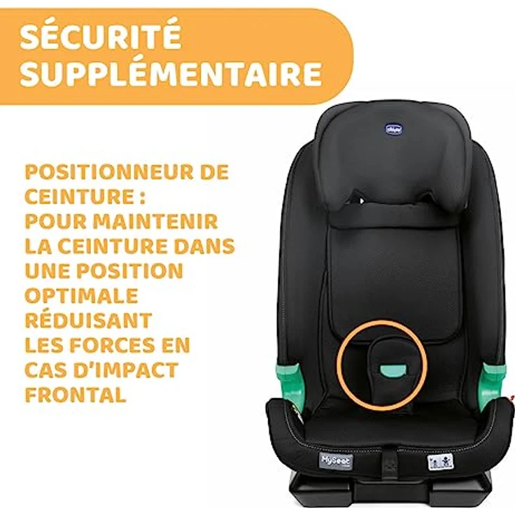 MySeat, Autositz, Einfach zu Installieren mit Isofix-System, Verwendung mit Integrierten Gurten mit Autogurten, Liegend, Höhenverstellbar, ECE R 129/03 - L Size Zugelassen, 76-150cm, ab 15 Monaten – Bild 10